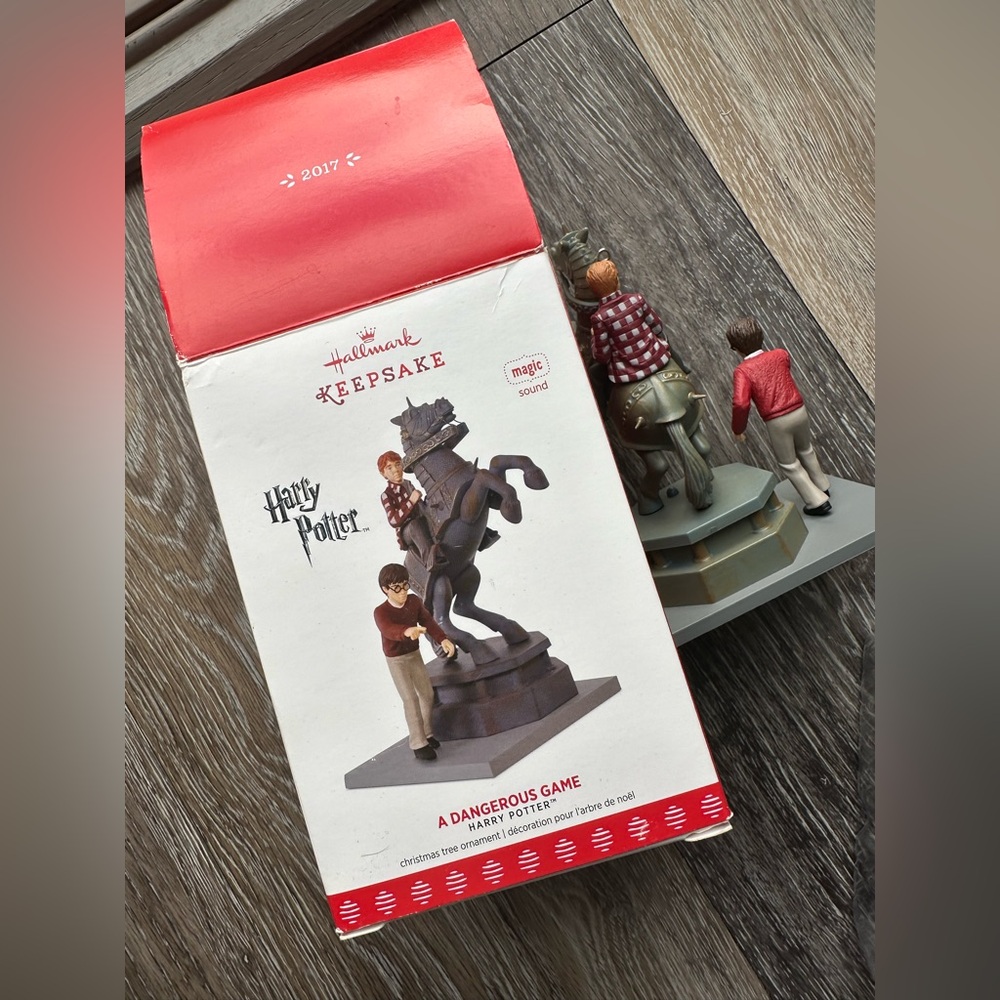 Hallmark 2017 Harry Potter A Dangerous Game Ornament the Sorcerer's Stone